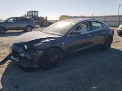 Salvage cars for sale at Sacramento, CA auction: 2018 Tesla Model 3