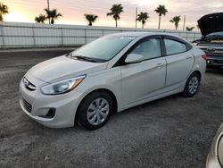 Salvage cars for sale from Copart Arcadia, FL: 2016 Hyundai Accent SE