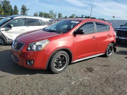 Pontiac salvage cars for sale: 2009 Pontiac Vibe