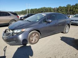 Salvage cars for sale at Greenwell Springs, LA auction: 2015 Honda Civic LX