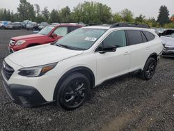 Salvage cars for sale at Portland, OR auction: 2020 Subaru Outback Onyx Edition XT