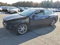 Salvage cars for sale at Exeter, RI auction: 2009 Nissan Maxima S