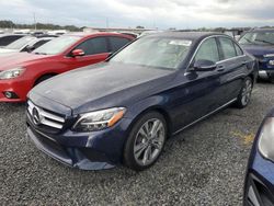 Salvage cars for sale at Riverview, FL auction: 2019 Mercedes-Benz C300