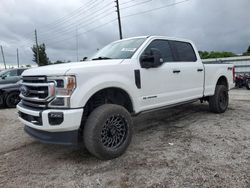 Salvage cars for sale at Miami, FL auction: 2020 Ford F250 Super Duty