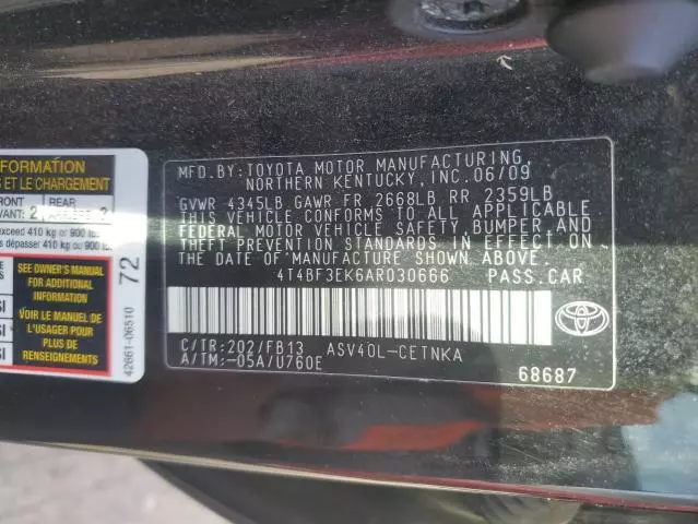 2010 Toyota Camry Base