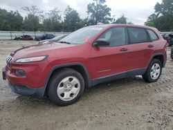 Jeep salvage cars for sale: 2014 Jeep Cherokee Sport