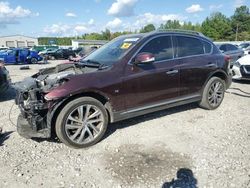 Salvage cars for sale at Memphis, TN auction: 2017 Infiniti QX50