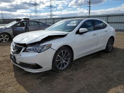 Vehiculos salvage en venta de Copart Elgin, IL: 2015 Acura TLX Tech