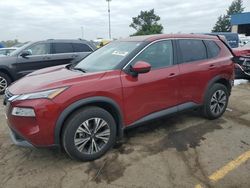 Salvage cars for sale at Woodhaven, MI auction: 2023 Nissan Rogue SV