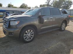 Salvage cars for sale at Wichita, KS auction: 2008 Toyota Sequoia Limited