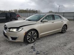 Lincoln salvage cars for sale: 2017 Lincoln MKZ Reserve