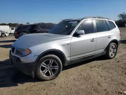 BMW salvage cars for sale: 2004 BMW X3 3.0I