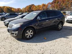 Salvage cars for sale at North Billerica, MA auction: 2017 Chevrolet Traverse LT