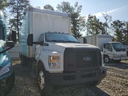 Salvage trucks for sale at Spartanburg, SC auction: 2018 Ford F650 Super Duty