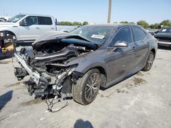 Salvage cars for sale at Grand Prairie, TX auction: 2024 Toyota Camry SE Night Shade