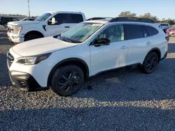 Flood-damaged cars for sale at auction: 2021 Subaru Outback Onyx Edition XT