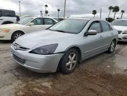 Salvage cars for sale at Riverview, FL auction: 2005 Honda Accord EX