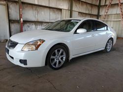 Nissan salvage cars for sale: 2007 Nissan Maxima SE