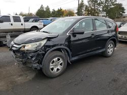 Salvage cars for sale at Denver, CO auction: 2015 Honda CR-V LX