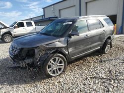 Salvage cars for sale at Wayland, MI auction: 2016 Ford Explorer Limited