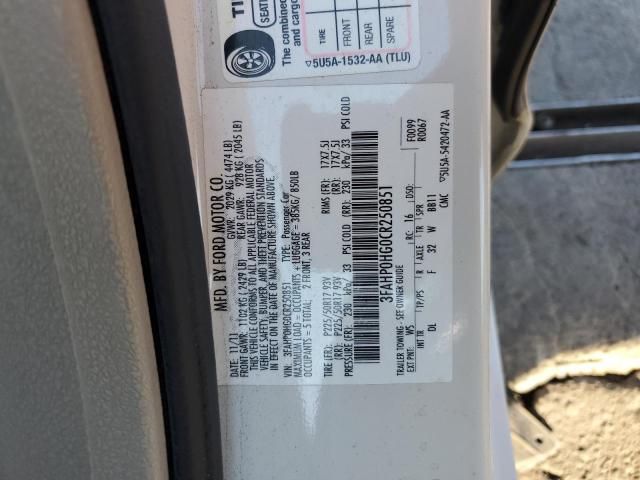 2012 Ford Fusion SE