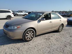 Salvage cars for sale at Houston, TX auction: 2002 Toyota Camry LE