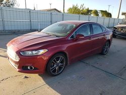 Salvage cars for sale at Oklahoma City, OK auction: 2015 Ford Fusion Titanium