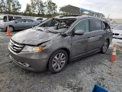 Salvage cars for sale at auction: 2015 Honda Odyssey Touring