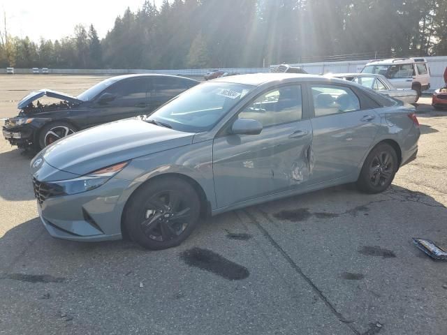 2022 Hyundai Elantra Blue