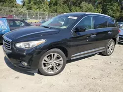 Salvage cars for sale at Waldorf, MD auction: 2013 Infiniti JX35