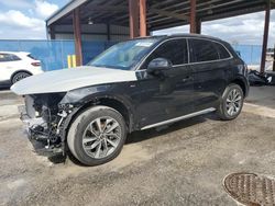 Salvage cars for sale at Riverview, FL auction: 2022 Audi Q5 Premium Plus 45