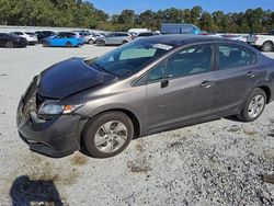 Vehiculos salvage en venta de Copart Ellenwood, GA: 2013 Honda Civic LX