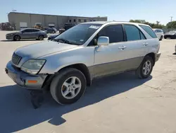 Salvage cars for sale at Wilmer, TX auction: 2002 Lexus RX 300