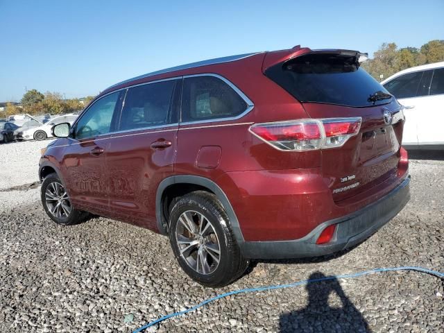 2016 Toyota Highlander XLE