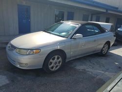 Salvage cars for sale at Fort Pierce, FL auction: 2001 Toyota Camry Solara SE