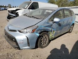 Salvage cars for sale at Elgin, IL auction: 2015 Toyota Prius V