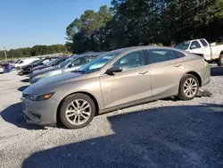 Chevrolet salvage cars for sale: 2018 Chevrolet Malibu LT