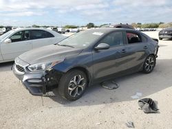 Salvage cars for sale at San Antonio, TX auction: 2021 KIA Forte FE