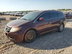 Salvage cars for sale at Oklahoma City, OK auction: 2015 Honda Odyssey EXL