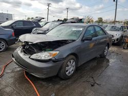 Salvage cars for sale at Chicago Heights, IL auction: 2002 Toyota Camry LE