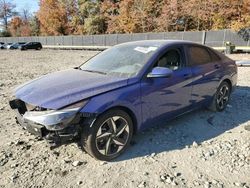 Salvage cars for sale at Waldorf, MD auction: 2023 Hyundai Elantra SEL