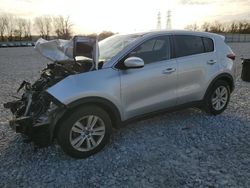 Salvage cars for sale at auction: 2017 KIA Sportage LX