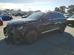 Salvage cars for sale at Sacramento, CA auction: 2017 Audi Q7 Premium Plus