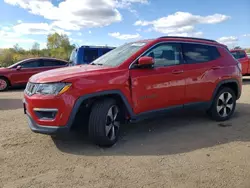 Salvage cars for sale at Columbia Station, OH auction: 2017 Jeep Compass Latitude