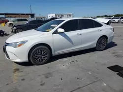 Salvage cars for sale at Grand Prairie, TX auction: 2016 Toyota Camry LE