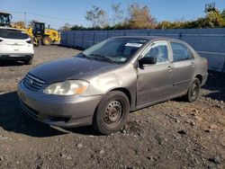 Toyota salvage cars for sale: 2003 Toyota Corolla CE