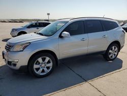 Salvage cars for sale at Grand Prairie, TX auction: 2016 Chevrolet Traverse LT