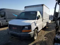 Salvage trucks for sale at San Diego, CA auction: 2011 GMC Savana Cutaway G3500