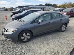 Salvage cars for sale at Sacramento, CA auction: 2013 Honda Civic LX