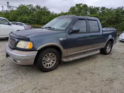 2002 Ford F150 Supercrew en venta en Riverview, FL